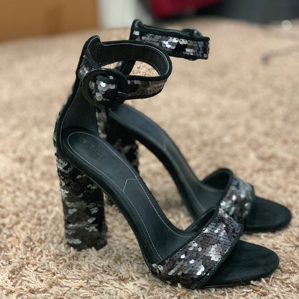 Kendall And Kyle Sequin Heel Sandal - image 1